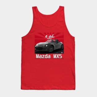 Mazda MX5 ND Black Tank Top